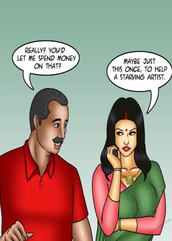 Cover of Savita Bhabhi 147 - The Artist's Muse 2